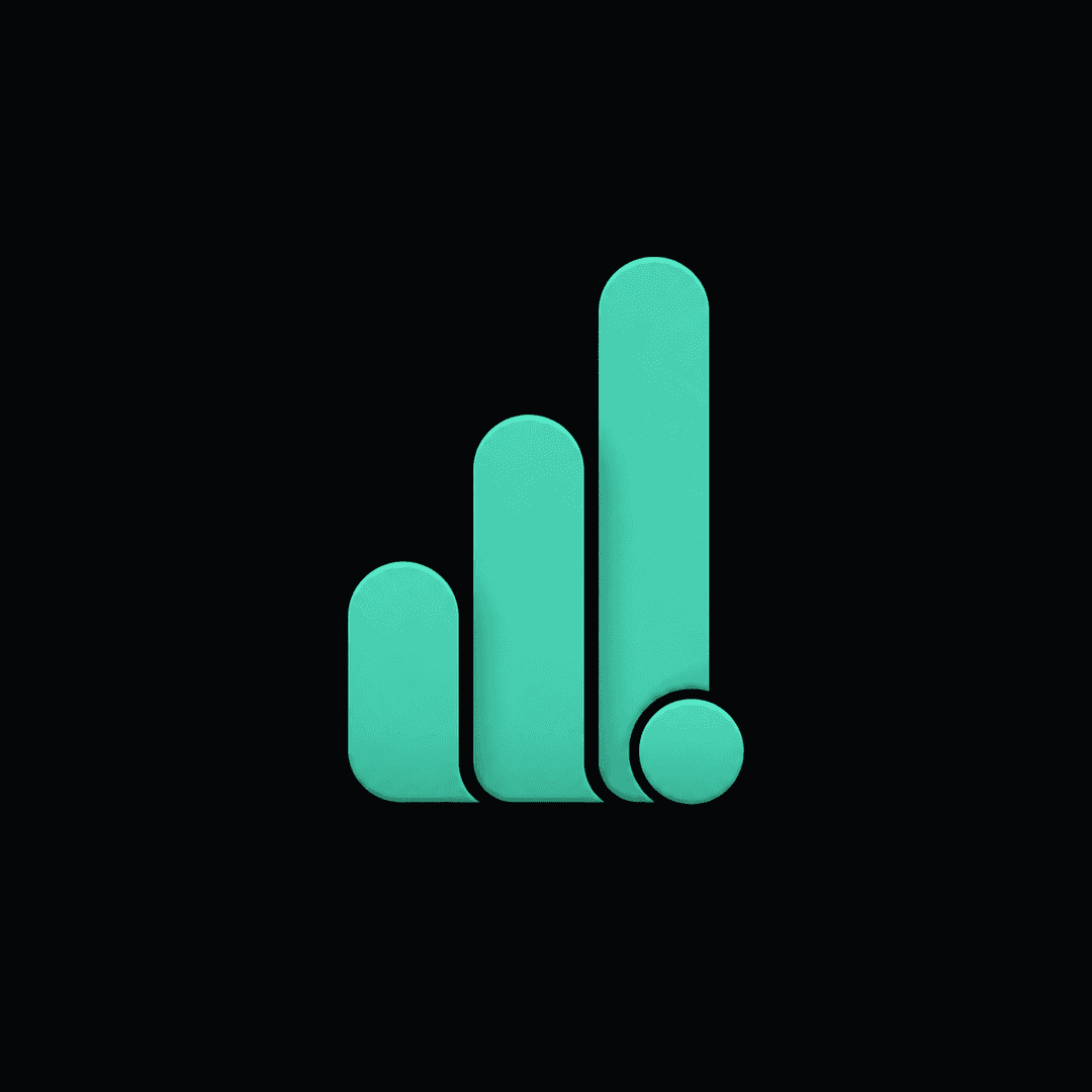 LifeStats app icon with three teal statistic bars